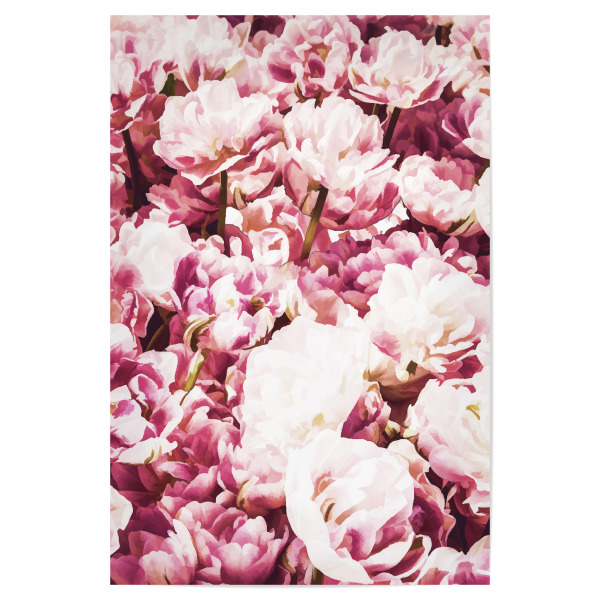 Poster 30x20 cm "Pink Mood" artboxONE - Natur,Floral,Abstrakt - Floral,Pink,Blossom,Bloom,Vintage,Nature,Exotic,Pretty petals,Botanical