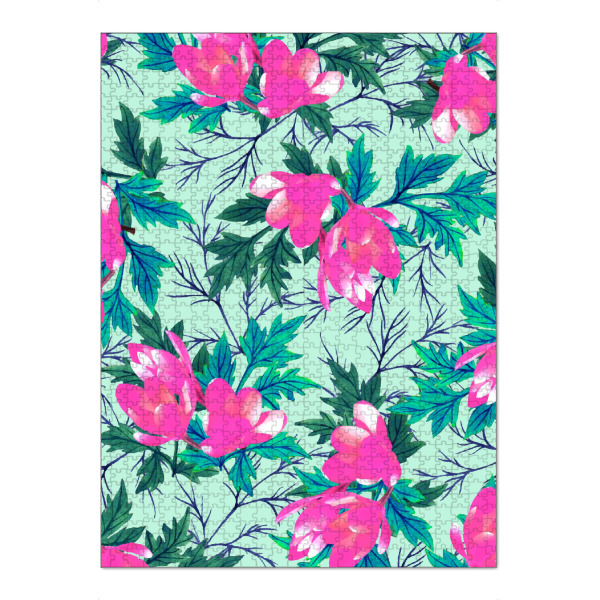Puzzle Ravensburger "Summer Garden" artboxONE - Natur,Floral,Abstrakt