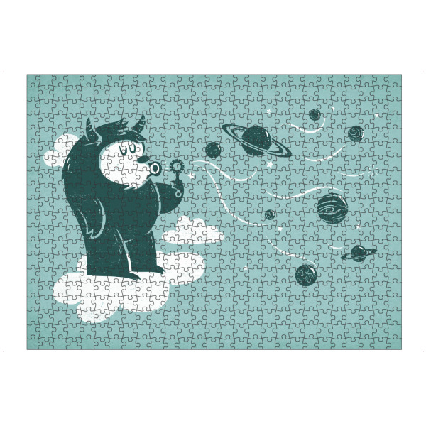 artboxONE Puzzle "Universal Fun" artboxONE - Für Kinder,Comic,Galaxy
