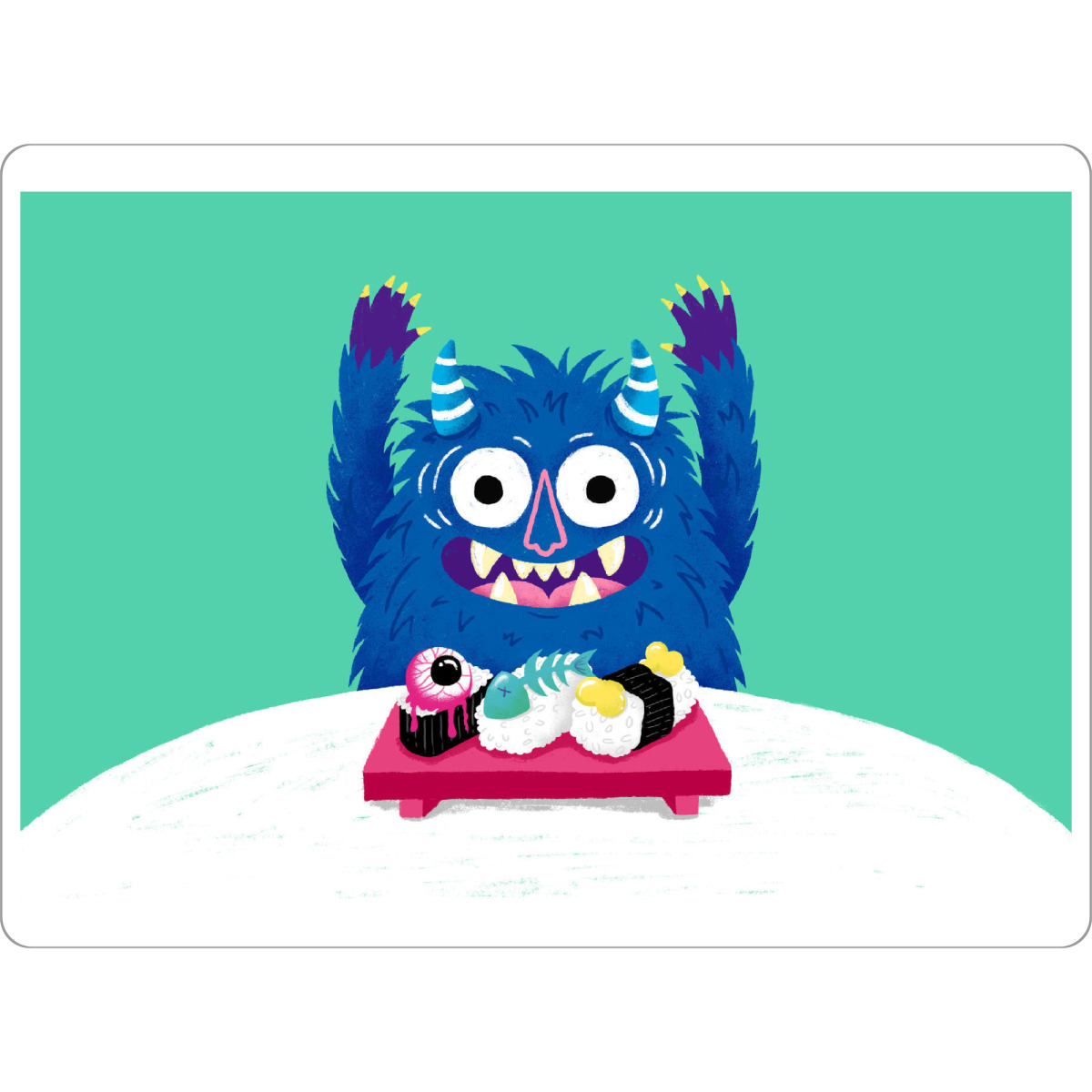 Tischset "I Heart Sushi" artboxONE - Für Kinder,Essen & Trinken,Lustig