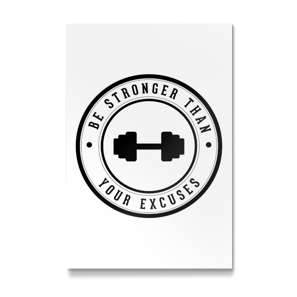 Galerie-Print "Be stronger than your excuses" 30x20 cm artboxONE