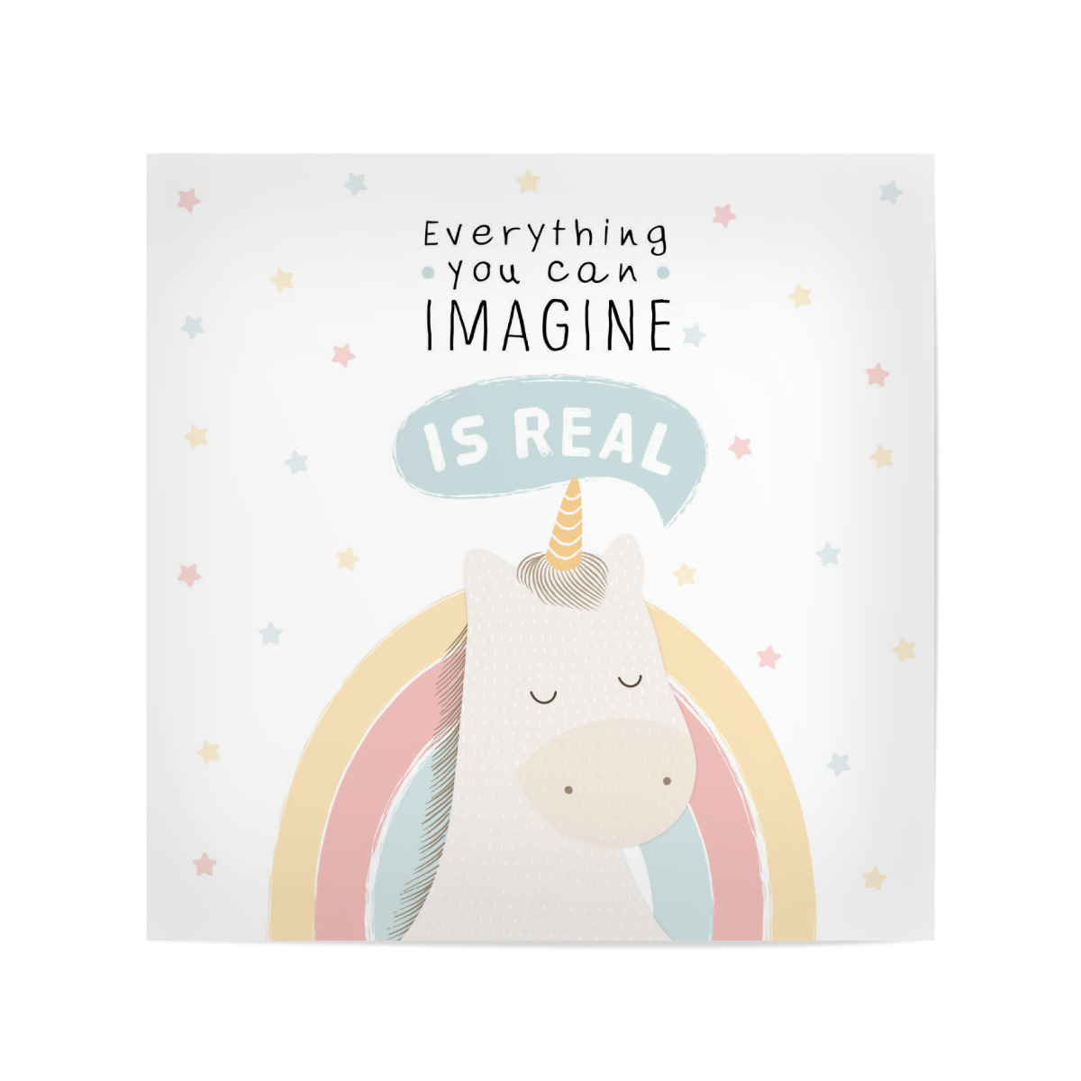 Everything You Can Imagine Is Real Als Poster Bei ArtboxONE Kaufen   875135226 PO Big 