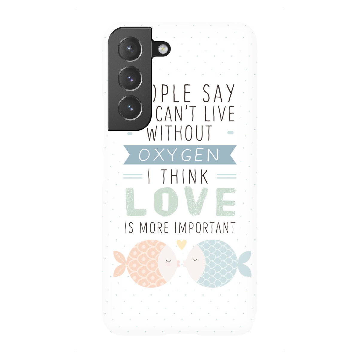 "Love is more important"für Samsung Galaxy - Premium-Case Handyhülle artboxONE