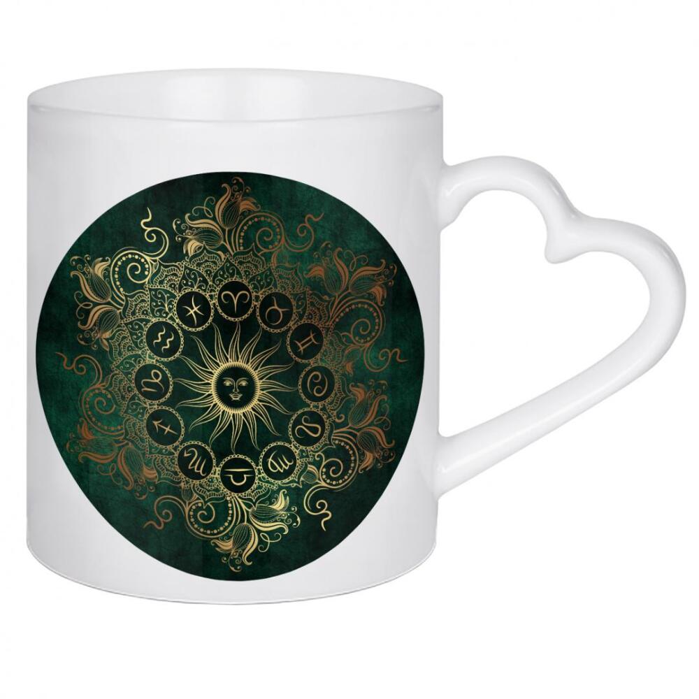 Herztasse "Tierkreis - Keltisch - Alle" artboxONE - Natur,Floral,Abstrakt