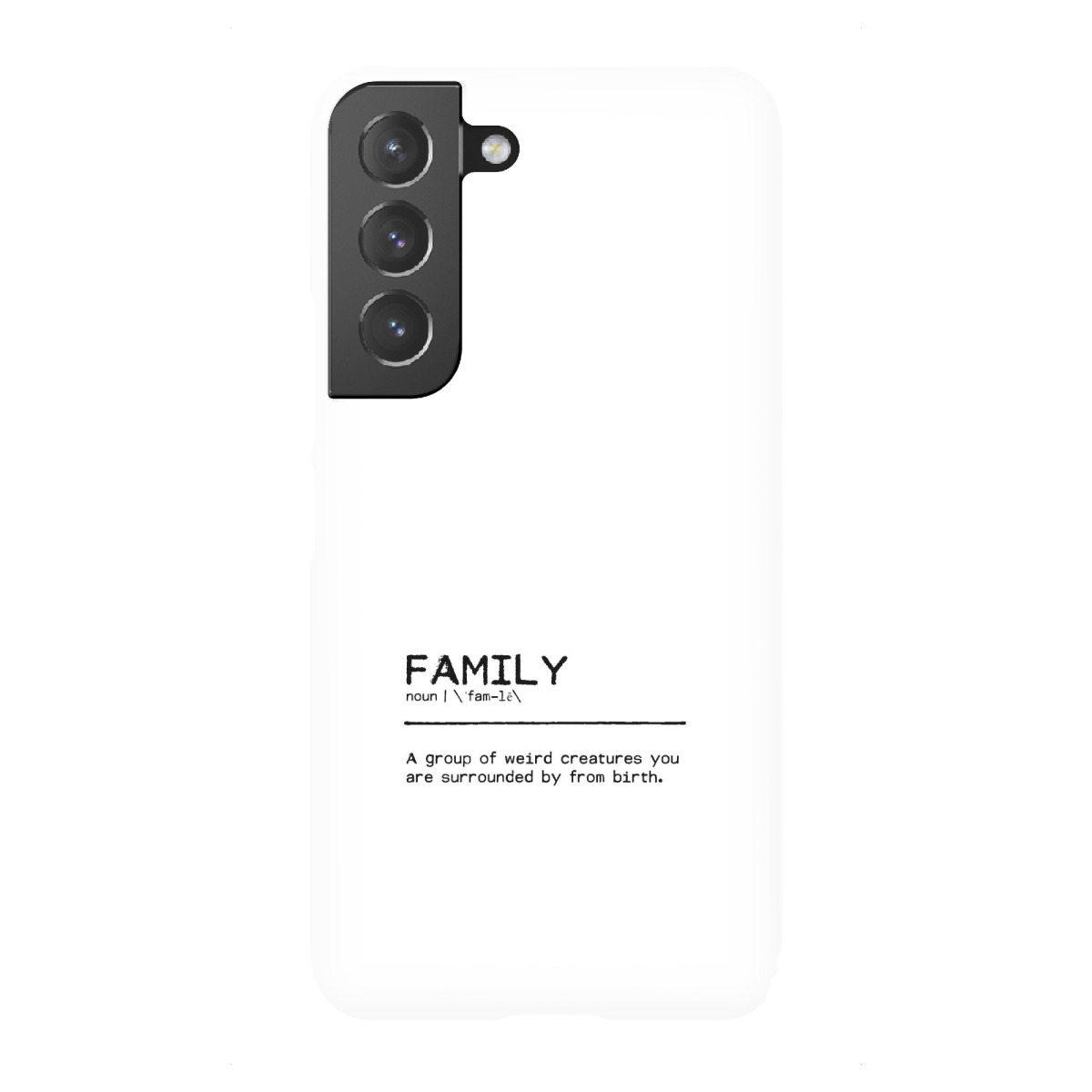 "Family Quote II"für Samsung Galaxy - Premium-Case Handyhülle artboxONE