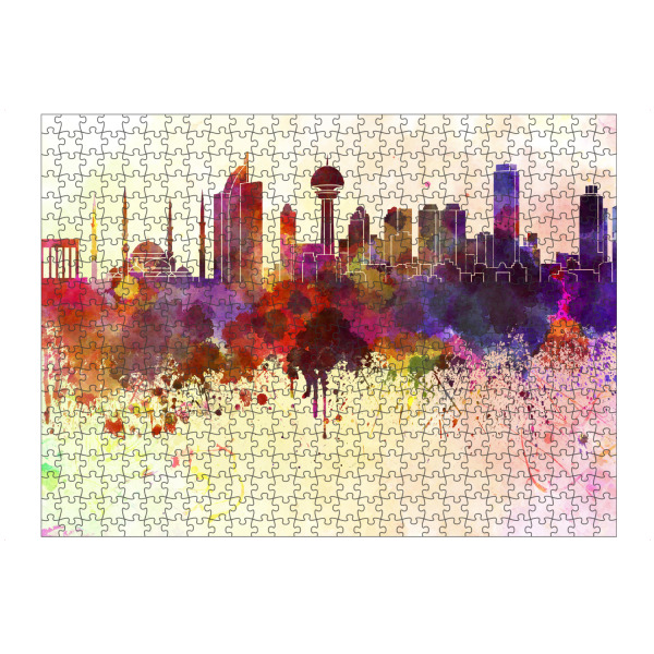 Puzzle Ravensburger "Ankara skyline in watercolor" artboxONE - Städte,Reise,Architektur