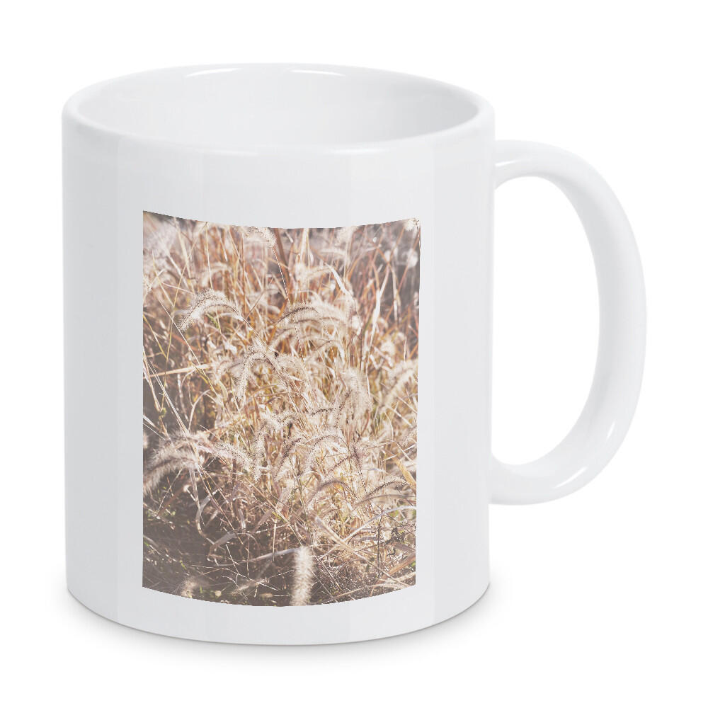 Tasse "Sonnenuntergang Pflanzenfeld" artboxONE - Natur,Floral,Liebe - Sonnenuntergang pflanzenfeld,Pampas,Pflänzchen,Herbst,Floral,Natur,Grass