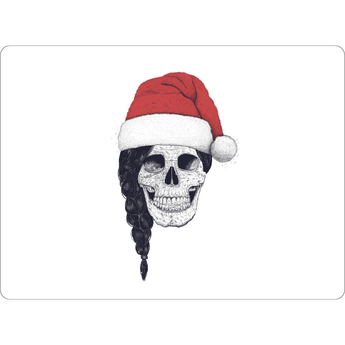 Tischset "Christmas skull" artboxONE - Weihnachten