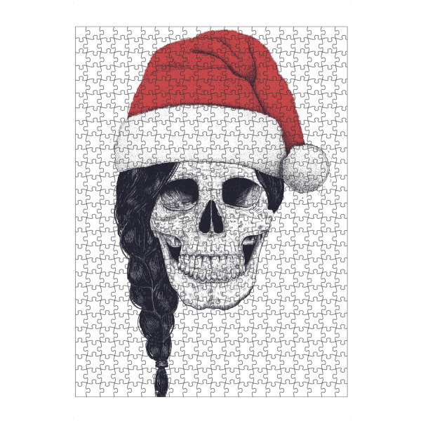 Puzzle Ravensburger "Christmas skull" artboxONE - Weihnachten
