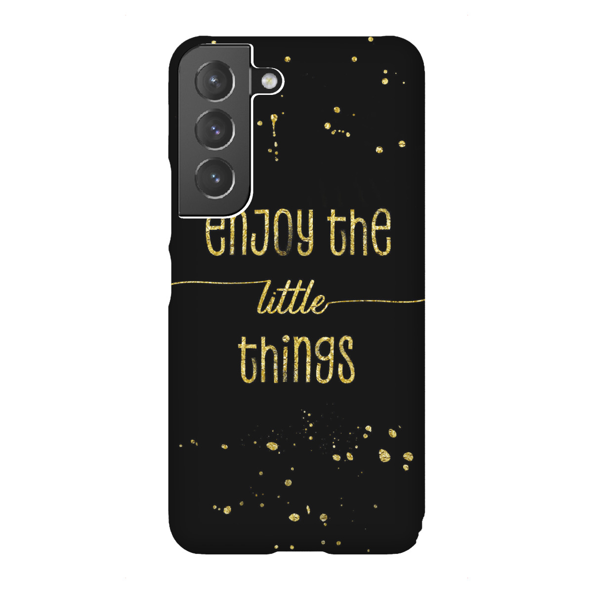 Samsung Galaxy "Enjoy the little things | gold" Premium-Case Handyhülle artboxONE