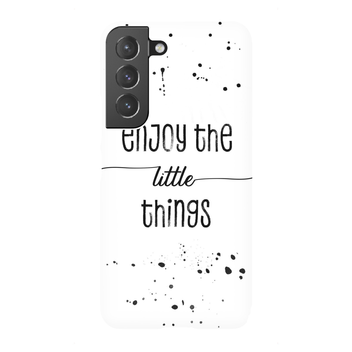 "TEXT ART Enjoy the little things"für Samsung Galaxy - Premium-Case Handyhülle artboxONE