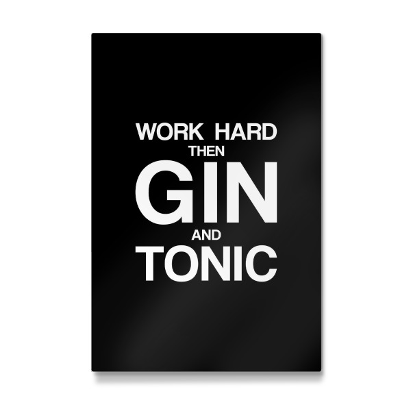 Galerie-Print "Work Hard" 30x20 cm artboxONE