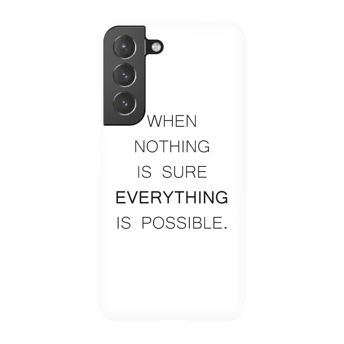 Samsung Galaxy "Everything is possible" Premium-Case Handyhülle artboxONE