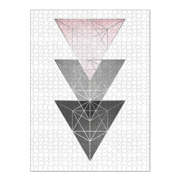 Puzzle Ravensburger "Soft Triangle Geo" artboxONE - Geometrie