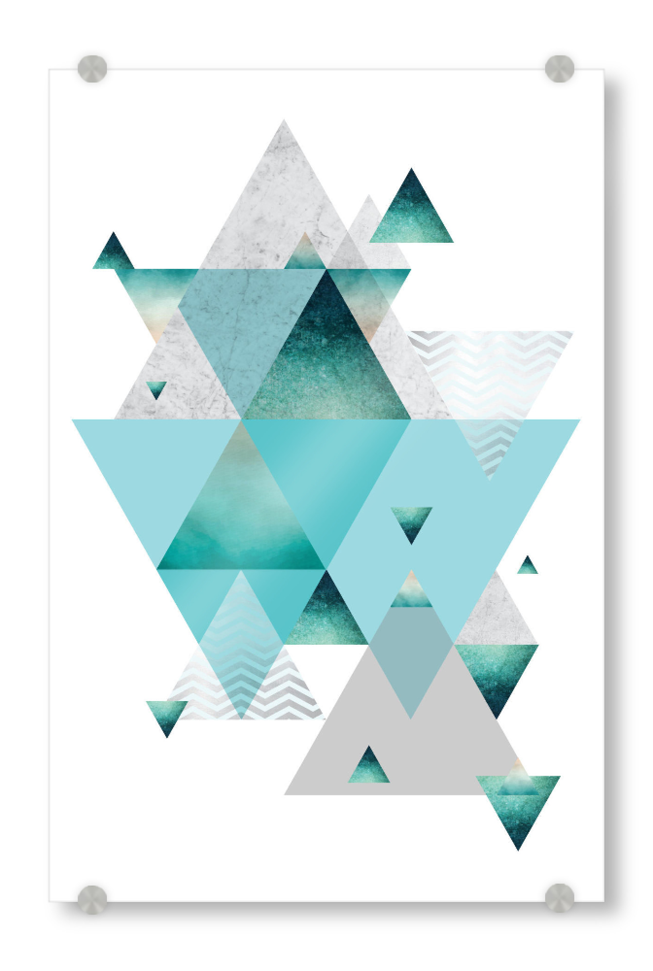 Acrylglasbild "Geometric Luxe" artboxONE - Geometrie