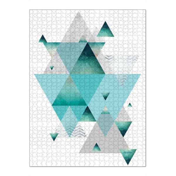 Puzzle Ravensburger "Geometric Luxe" artboxONE - Geometrie