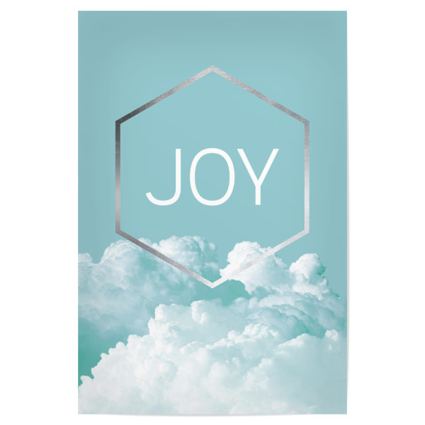 Poster 30x20 cm "Joy in Turquoise" artboxONE - Geometrie