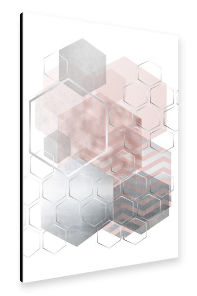 Alu-Dibond "Soft Geometric" 30x20 cm artboxONE