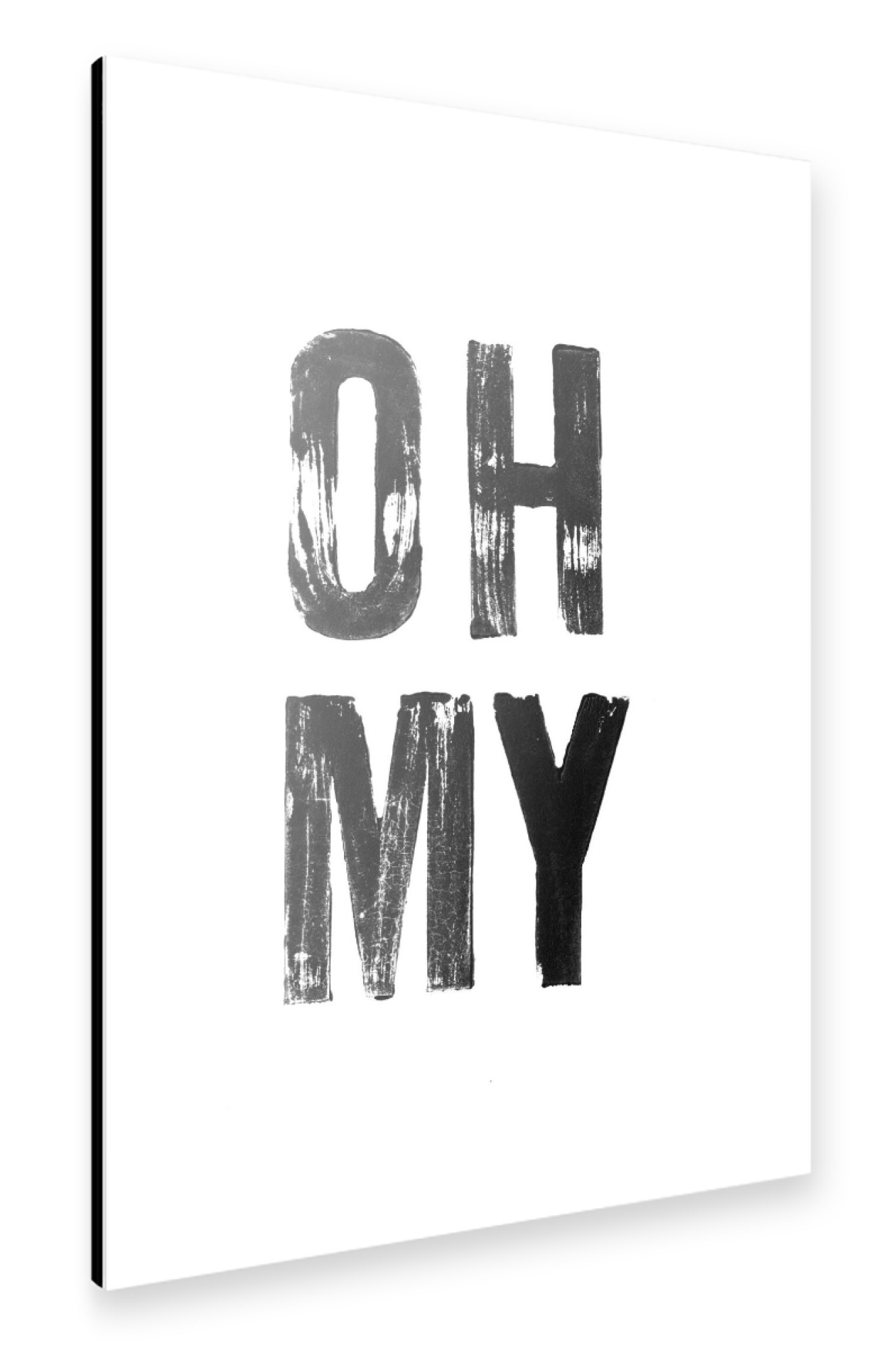 Alu-Dibond "Oh My Print" 30x20 cm artboxONE