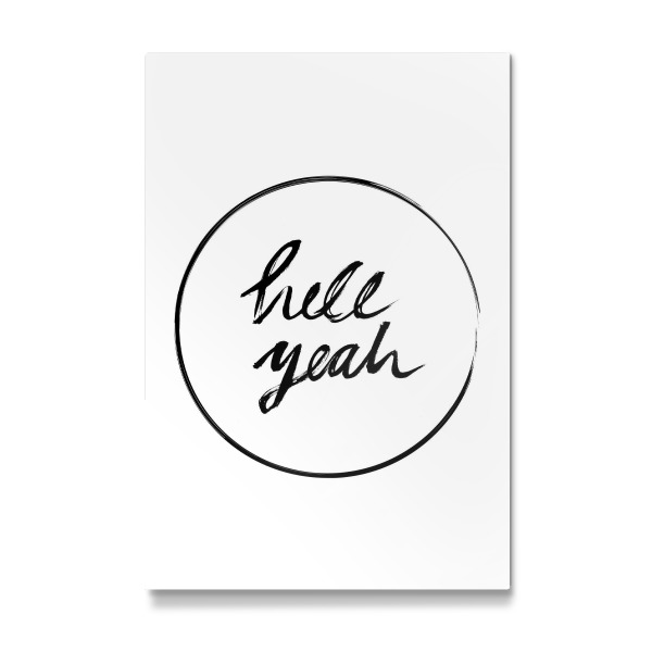 Galerie-Print "Hell Yeah!" 30x20 cm artboxONE