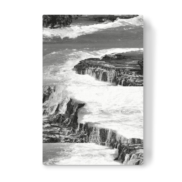Leinwandbild "Cuban Cliffs" artboxONE - Natur,Schwarzweiß,Reise / Strand und Meer