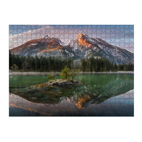 artboxONE Puzzle "Hochkalter im Spiegel" artboxONE - Natur,Reise