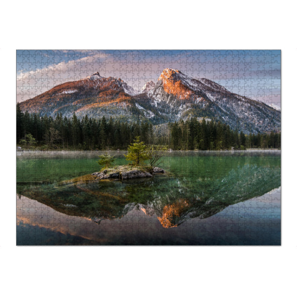 Puzzle Ravensburger "Hochkalter im Spiegel" artboxONE - Natur,Reise
