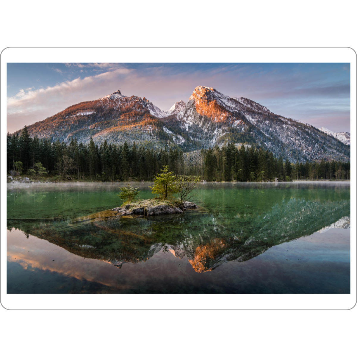 Tischset "Hochkalter im Spiegel" artboxONE - Natur,Reise