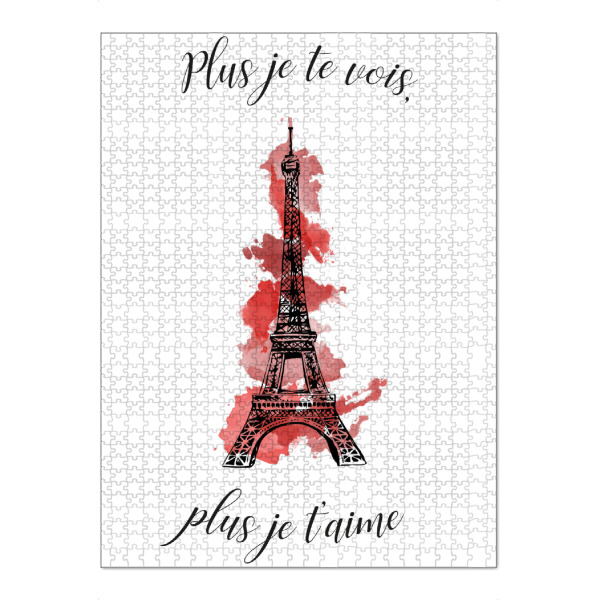 Puzzle Ravensburger "Tour Eiffel 3" artboxONE - Städte,Reise,Architektur,Städte / Paris