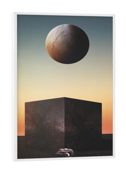 Poster mit weißem Rahmen "R trip" artboxONE - Natur,Fiktion