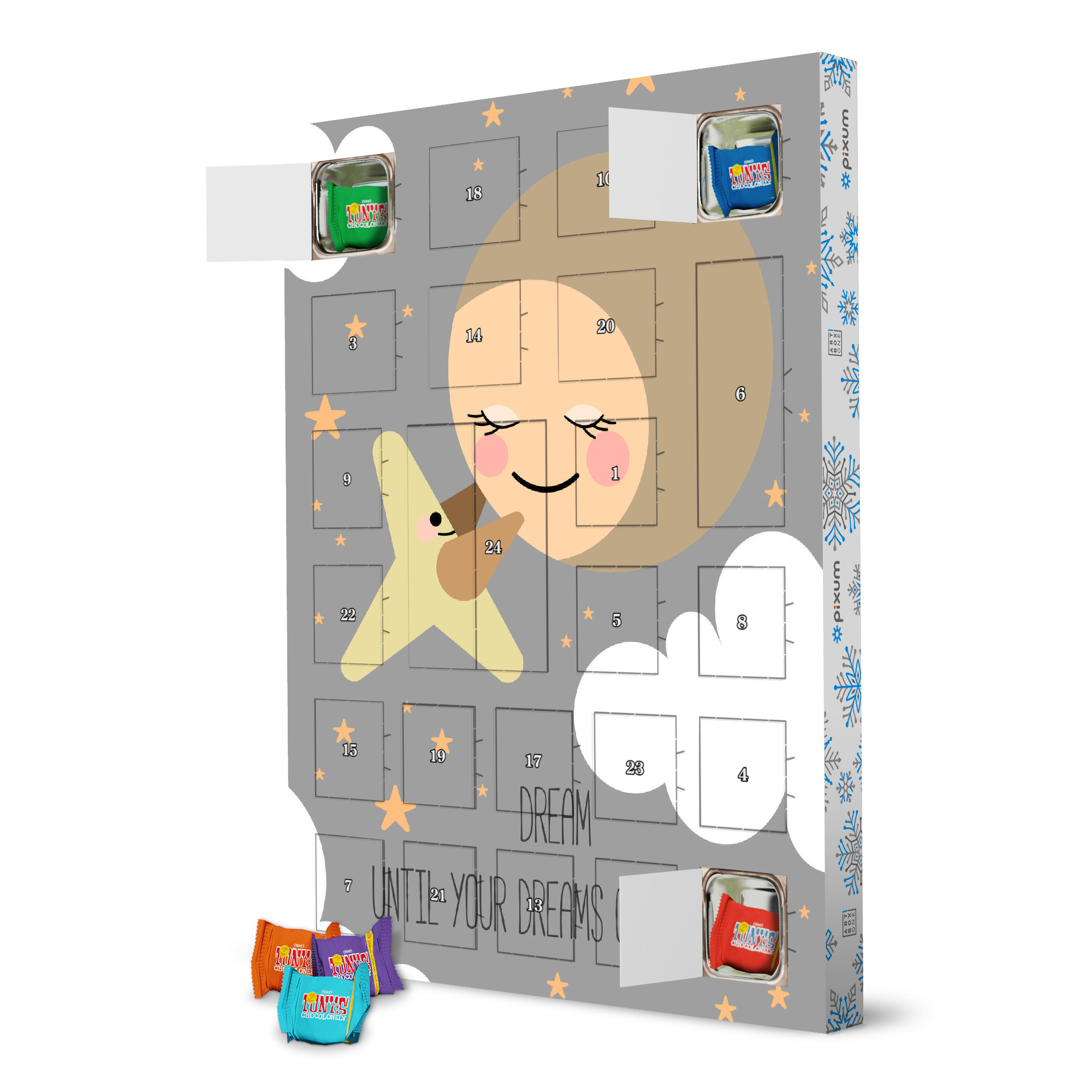 Adventskalender mit Tony's Chocolonely Dream on artboxONE Adventskalender Für Kinder