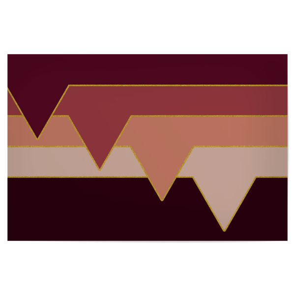 Poster 30x20 cm "Wine Clouds" artboxONE - Abstrakt,Geometrie