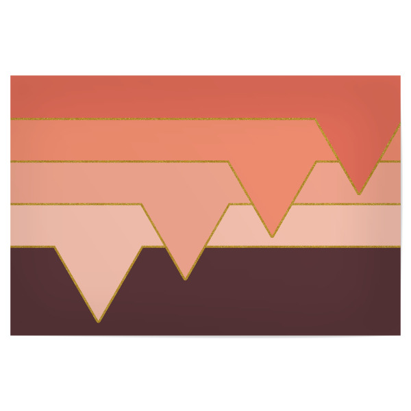 Poster "Pink Clouds" artboxONE - Abstrakt,Geometrie