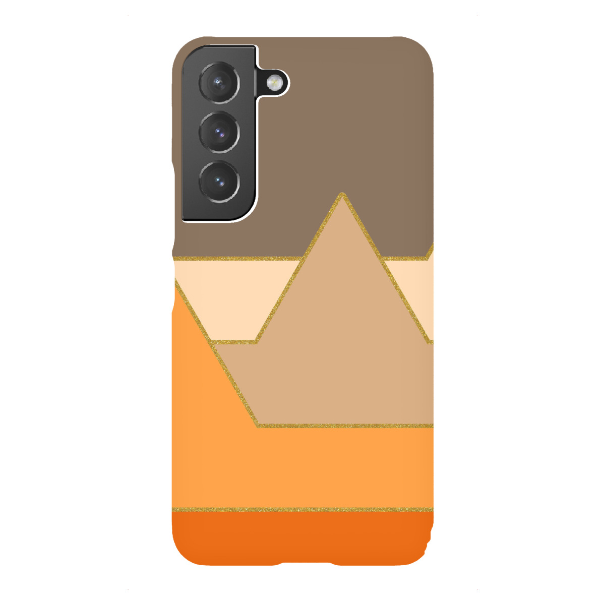 Samsung Galaxy "Orange Mountains" Premium-Case Handyhülle artboxONE