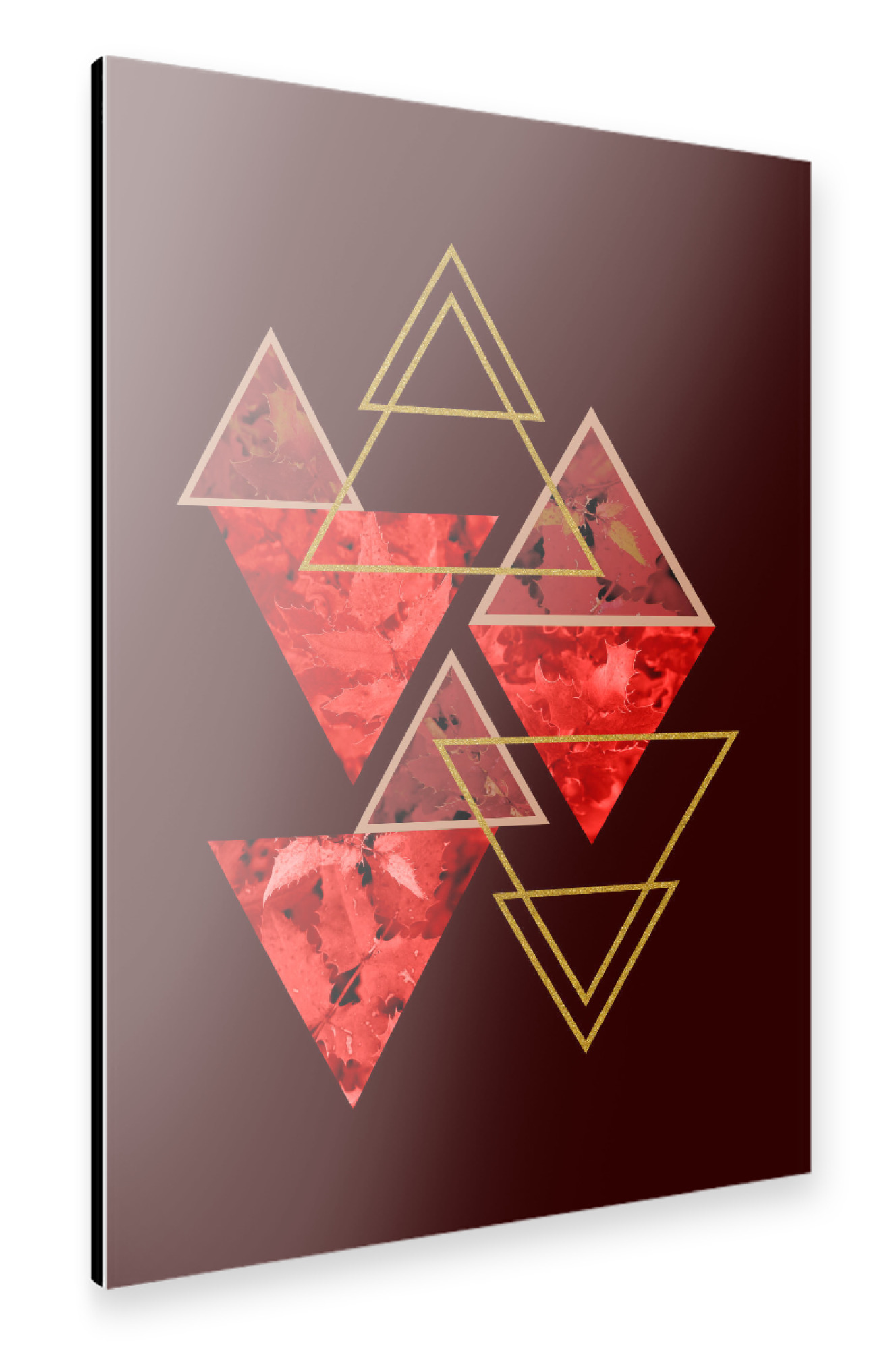 Alu-Dibond "Red Fall" 75x50 cm artboxONE