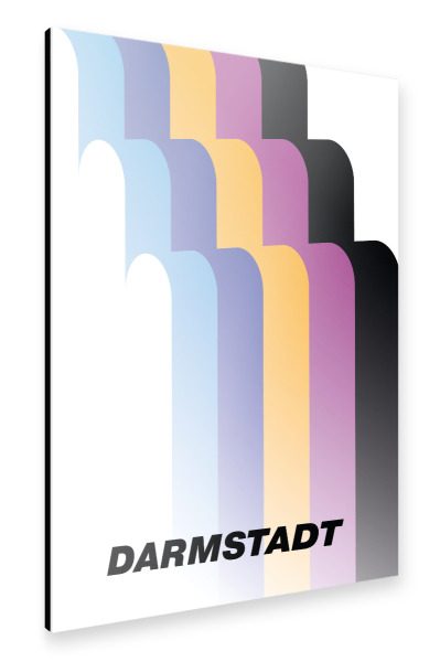 Alu-Dibond "Darmstadt" 30x20 cm artboxONE