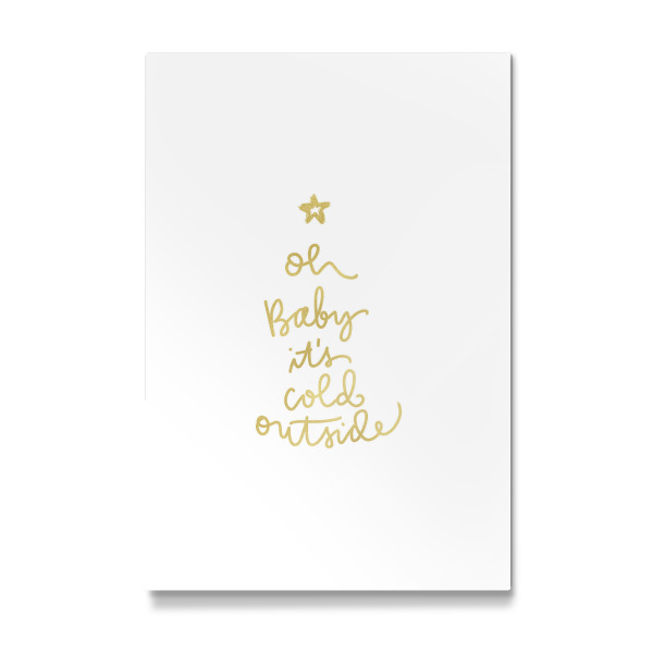 Galerie-Print "Baby it's cold outside 3" 30x20 cm artboxONE