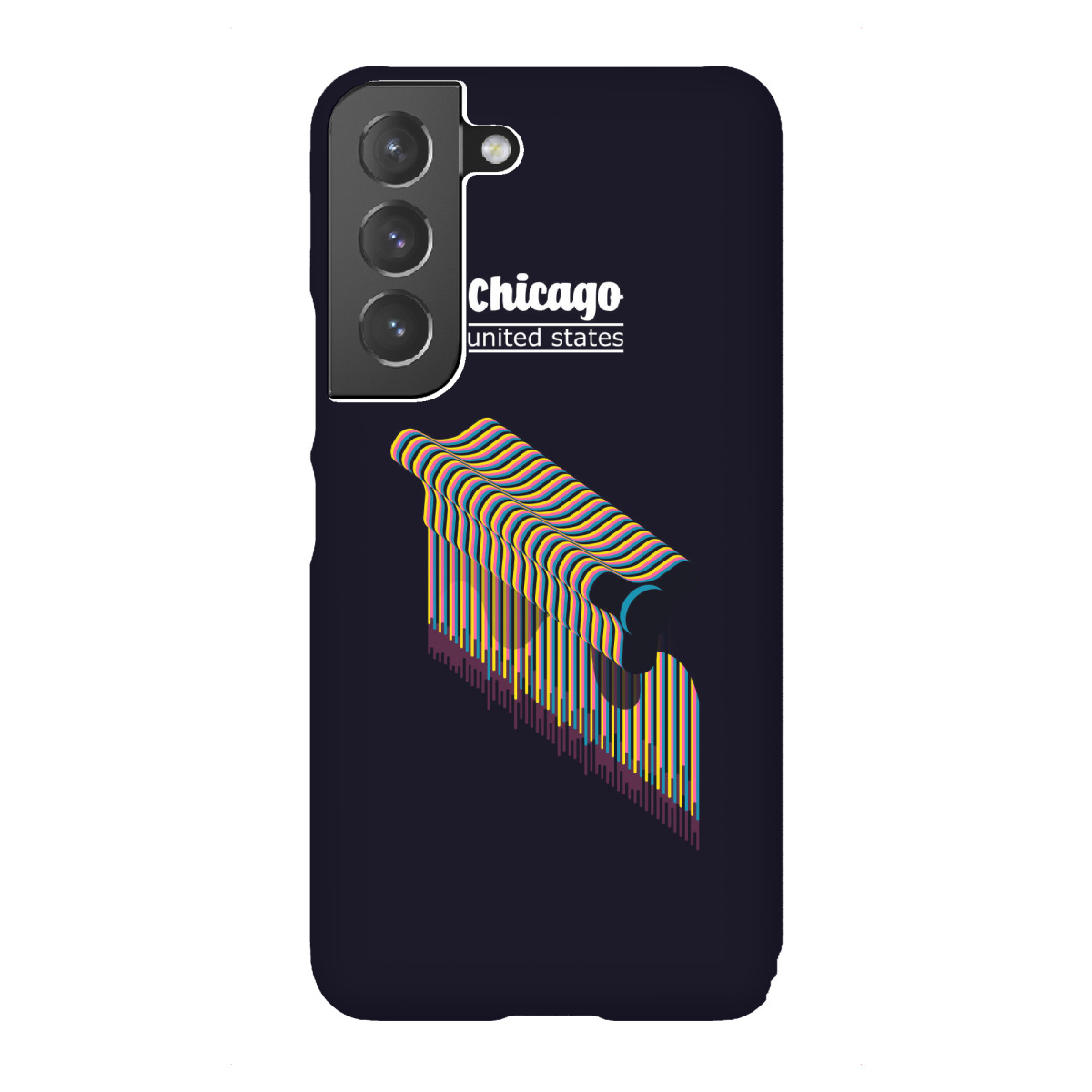 "Chicago - United States"für Samsung Galaxy - Premium-Case Handyhülle artboxONE