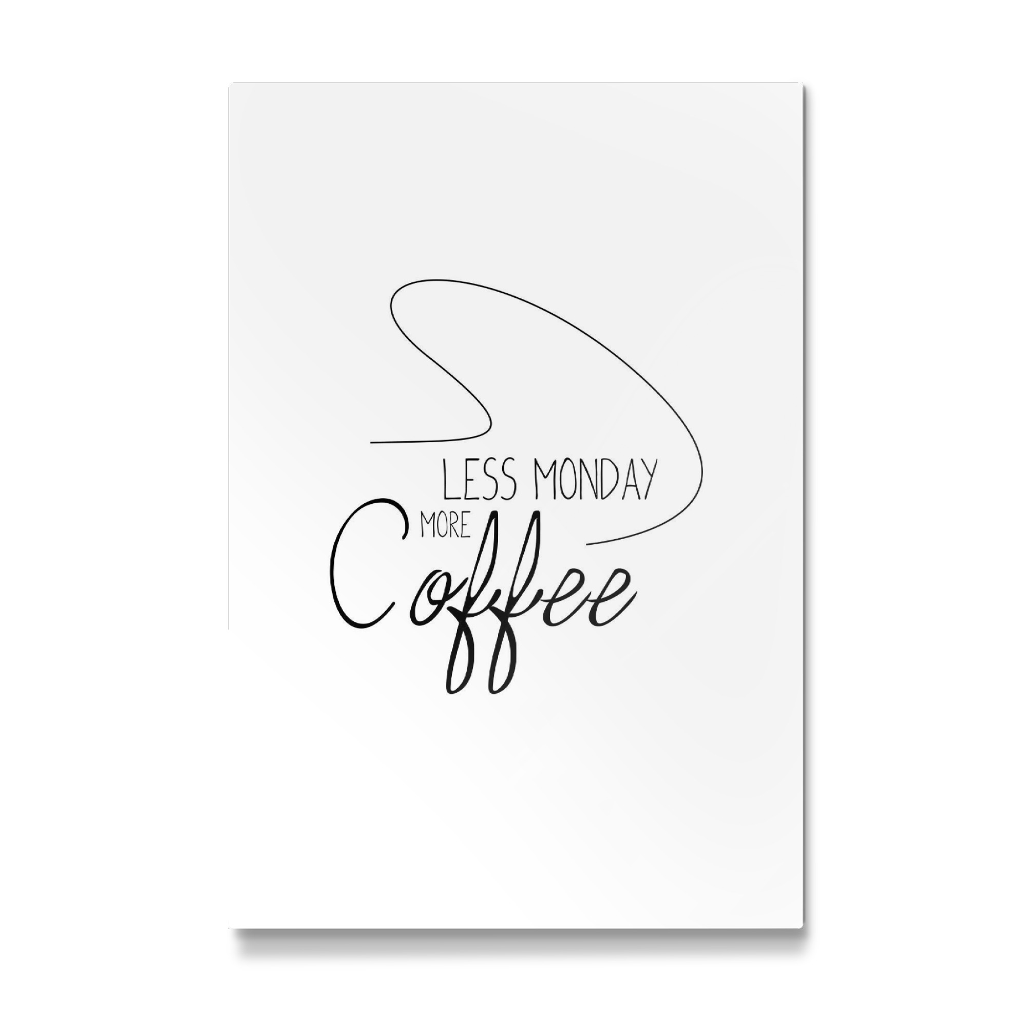 Galerie-Print "Less Monday" 75x50 cm artboxONE