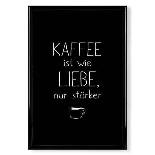 Kaffee > Liebe