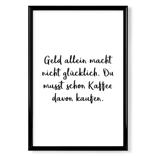 Geld allein