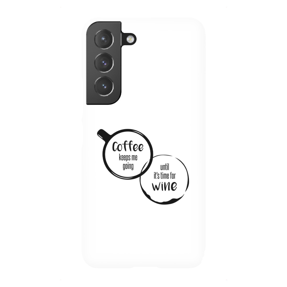 "Coffee & Wine"für Samsung Galaxy - Premium-Case Handyhülle artboxONE