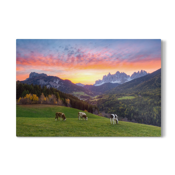 Galerie-Print "Villnöss Südtirol Sonnenaufgang" 30x20 cm artboxONE