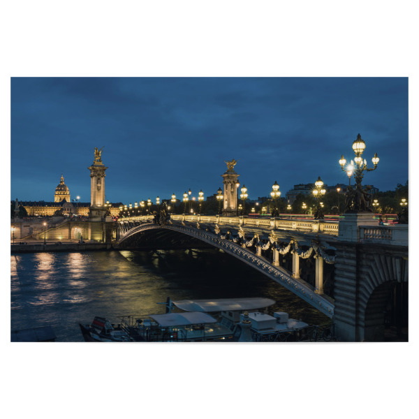 Poster 30x20 cm "Pont Alexandre III Paris" artboxONE - Städte,Städte / Paris