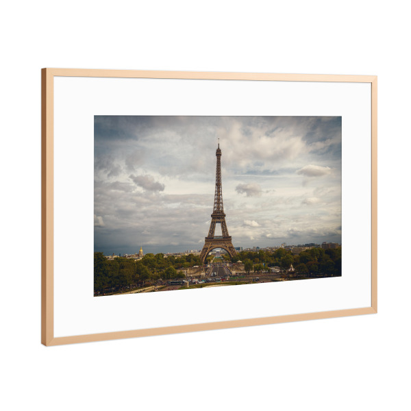 Poster mit Rahmen Kupfer "Paris Eiffelturm 4" artboxONE - Städte,Architektur,Städte / Paris