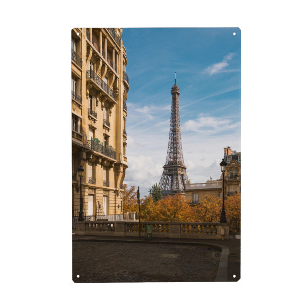 Holzbild "Paris im Herbst" artboxONE - Städte,Städte / Paris