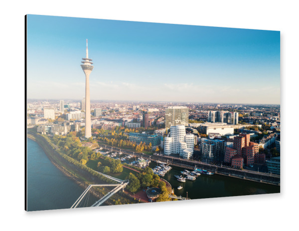 Alu-Dibond "Düsseldorf 3" 30x20 cm artboxONE