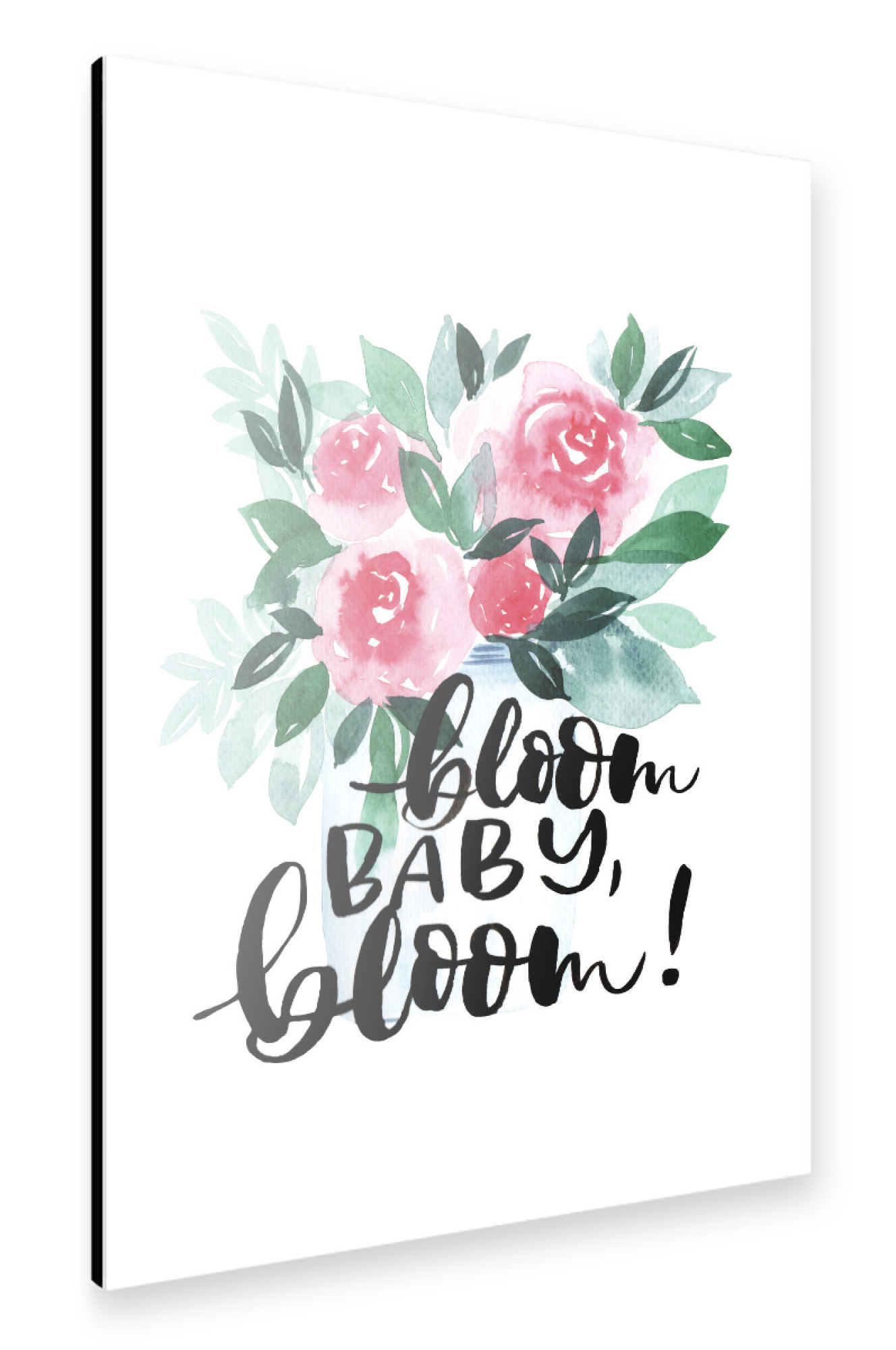 Alu-Dibond "Bloom Baby" 75x50 cm artboxONE