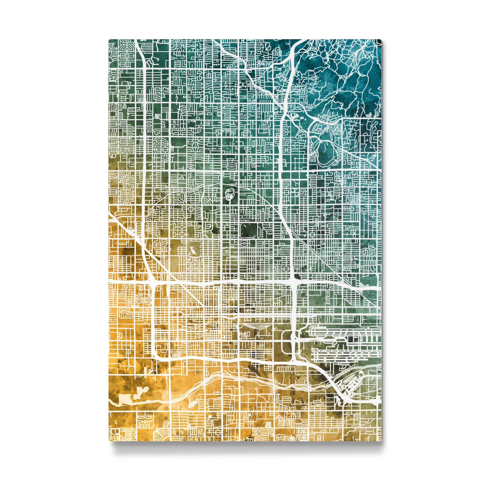 Galerie-Print "Phoenix Arizona City Map" 30x20 cm artboxONE