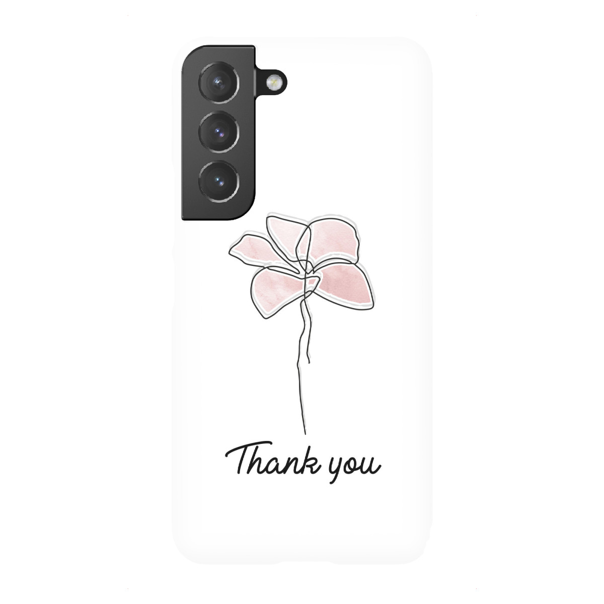 "Thank You Flower"für Samsung Galaxy - Premium-Case Handyhülle artboxONE